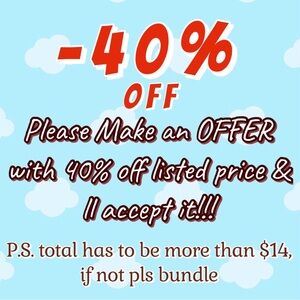 - 40% off of listed price on any listing Offer Discount Promotion